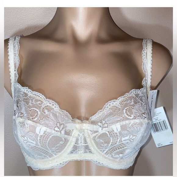 Elle MacPherson Intimates Casablanca Unlined Underwire Lace Bra Offwhite NWOT - Picture 10 of 10
